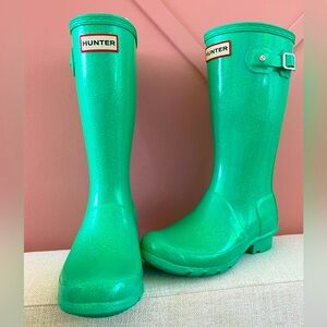 Girls Hunter Glitter Boots
